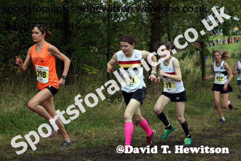 Senior womens Start Fitness North Eastern Harrier League, Tanfield, County Durham. Photo: David T. Hewitson/Sports for All Pics